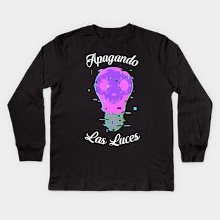 Apagandos las luces Kids Long Sleeve T-Shirt